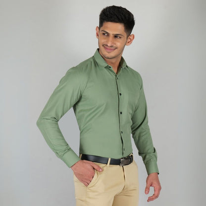 Young & Formal by Cambridge  Formal Shirt – Slim Fit, Long Sleeves | Perfect for Presentations, Interviews & Corporate Use | YF00002SF
