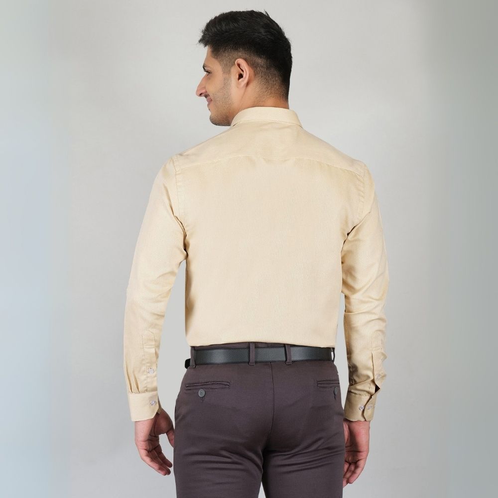 Young & Formal by Cambridge  Formal Shirt – Slim Fit, Full Sleeves | Sharp Business Shirt for Daily Professional Use | YF00007SF