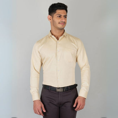 Young & Formal by Cambridge  Formal Shirt – Slim Fit, Full Sleeves | Sharp Business Shirt for Daily Professional Use | YF00007SF