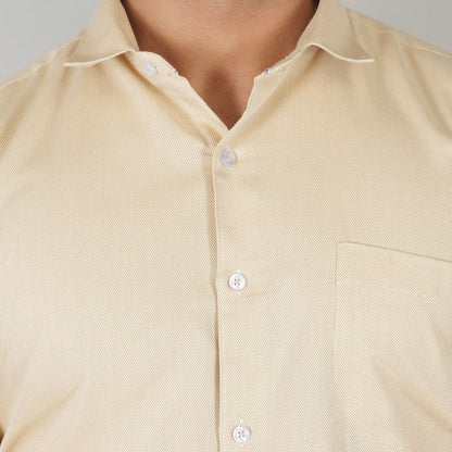 Young & Formal by Cambridge  Formal Shirt – Slim Fit, Full Sleeves | Sharp Business Shirt for Daily Professional Use | YF00007SF