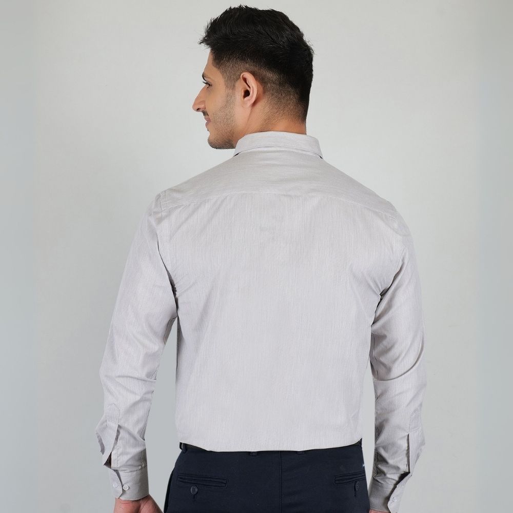 Young & Formal by Cambridge  Classic Formal Shirt – Slim Fit, Full Sleeve | Designed for Desk Days & Quick Business Meetings | YF00010SF