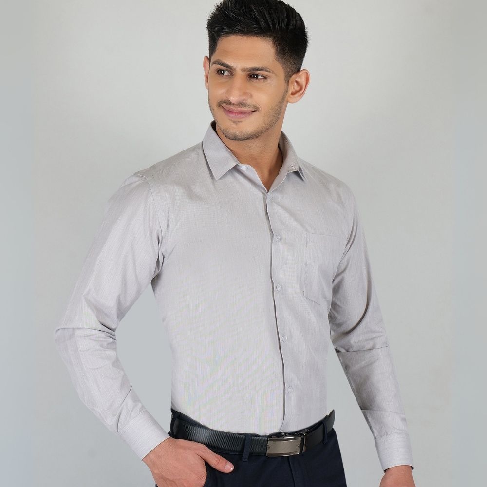 Young & Formal by Cambridge  Classic Formal Shirt – Slim Fit, Full Sleeve | Designed for Desk Days & Quick Business Meetings | YF00010SF