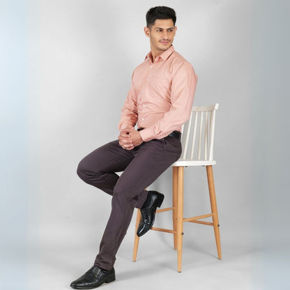 Young & Formal by Cambridge  Formal Shirt – Slim Fit, Full Sleeve | Lightweight and Comfortable for Summer Workdays | YF00008SF