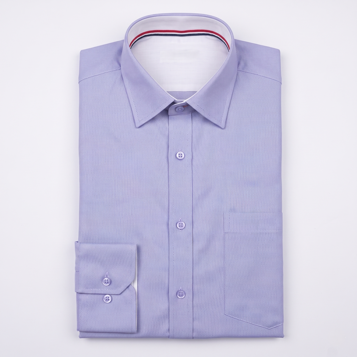 Cambridge Men's Premium Modern Oxford Textured Full Sleeves Formal Shirt (Essen24)