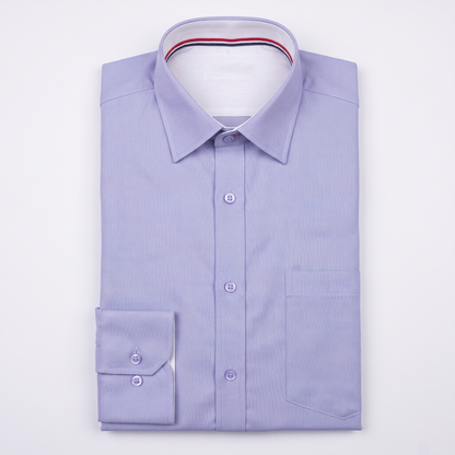 Cambridge Men's Premium Modern Oxford Textured Full Sleeves Formal Shirt (Essen24)