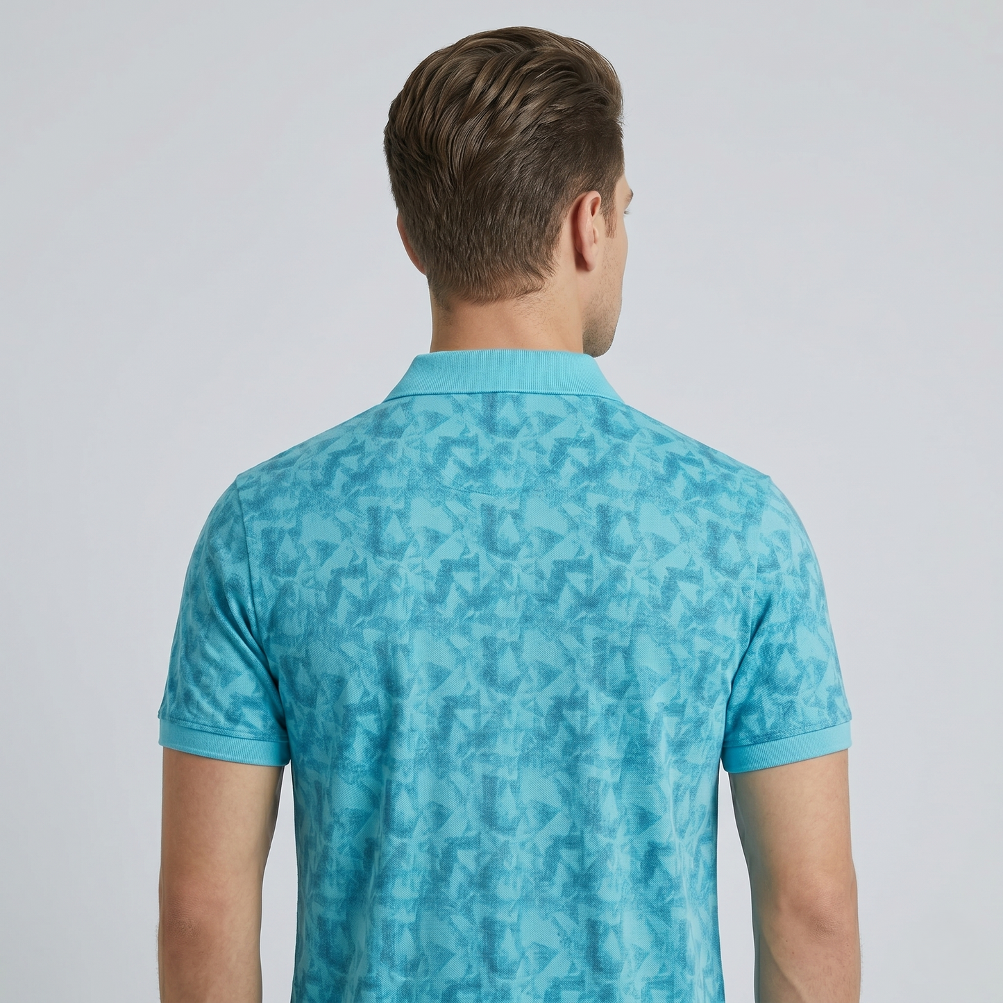 Men's Premium Patterned & Striped Pocket Polo Shirt