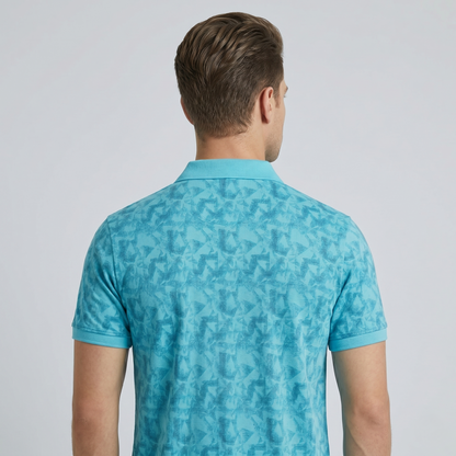 Men's Premium Patterned & Striped Pocket Polo Shirt