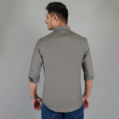 YOUNG & FORMAL by CAMBRIDGE Men's Slim Fit Formal Shirt | Full Sleeves | Stylish & Elegant Office Wear | Perfect for Business Meetings & Events (YF00001SF)