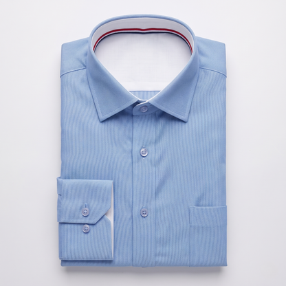 Cambridge Men's Premium Modern Oxford Textured Full Sleeves Formal Shirt (Essen24)