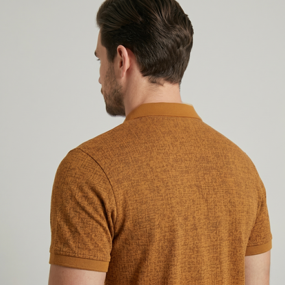 Men's Premium Patterned & Striped Pocket Polo Shirt