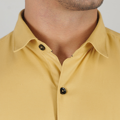 YOUNG & FORMALS by CAMBRIDGE Men's Slim Fit Formal Shirt | Solid Pattern | Full Sleeves | Spread Collar | Classic Business & Formal Wear for Office & Events (YF00002SF)