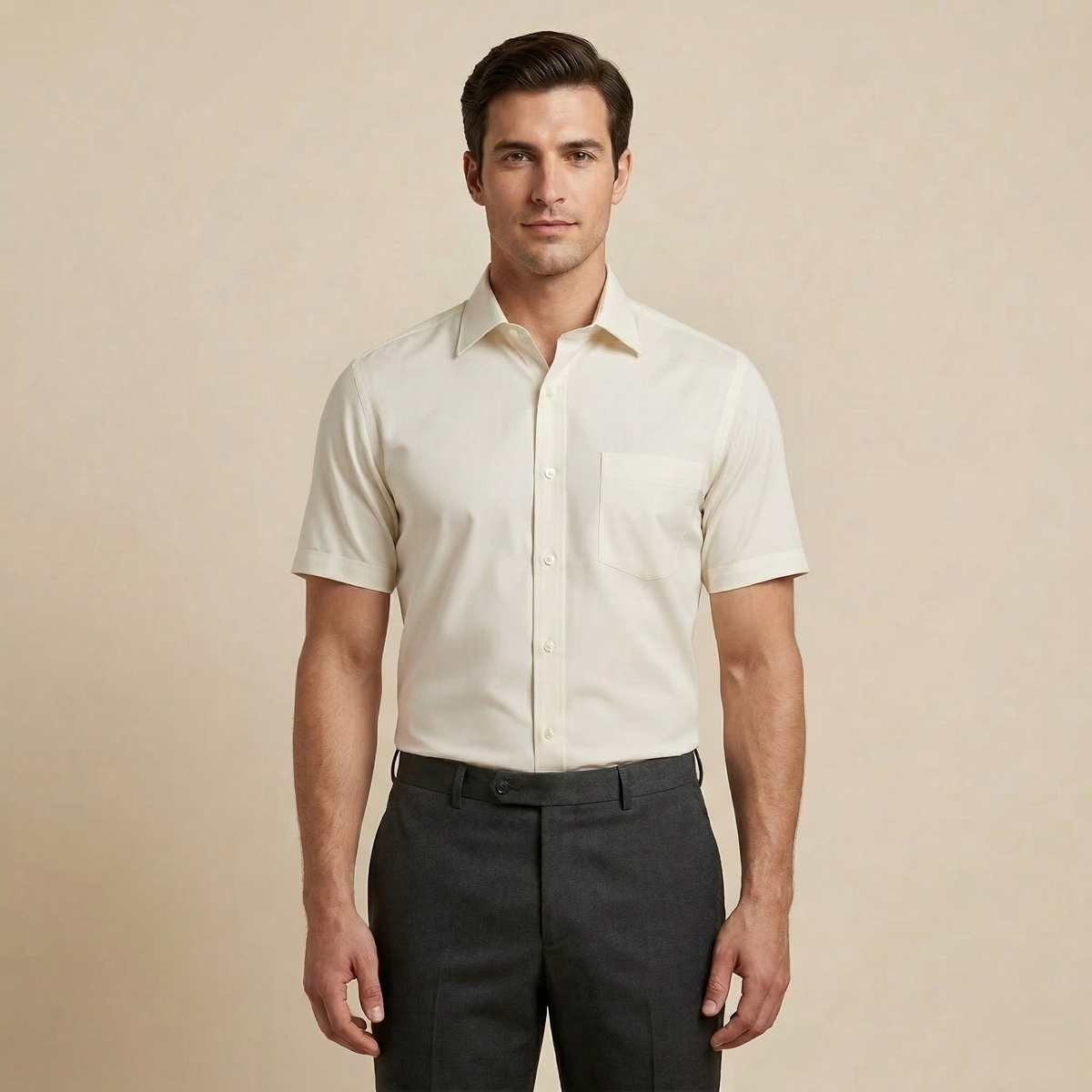 Cambridge Cotton - Formal Shirts_Half Sleeves (ESSEN20H)