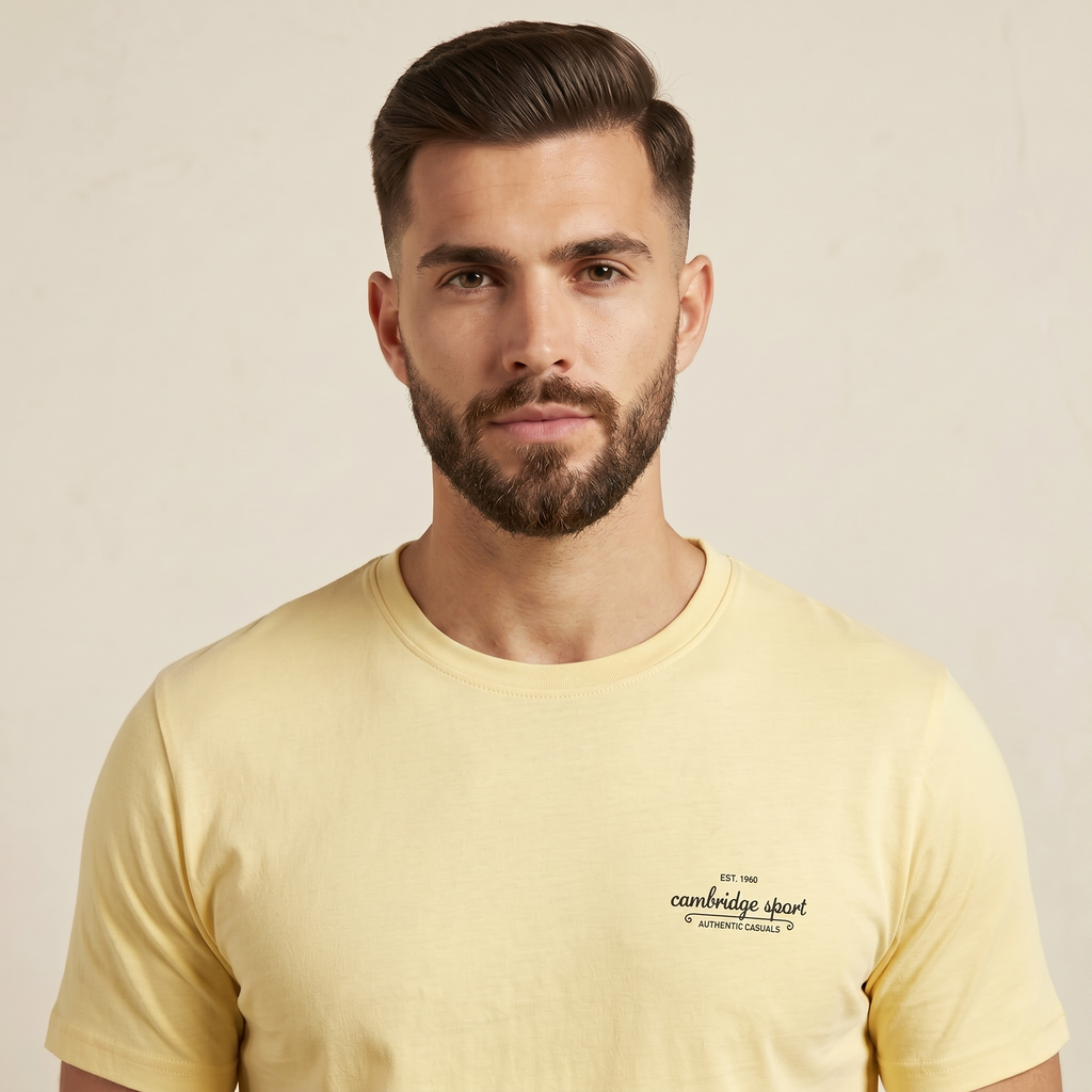 Men's Cotton Stretch Graphic Round Neck T-Shirt Combo (Pack of 2) (SUPER 2.PCS)