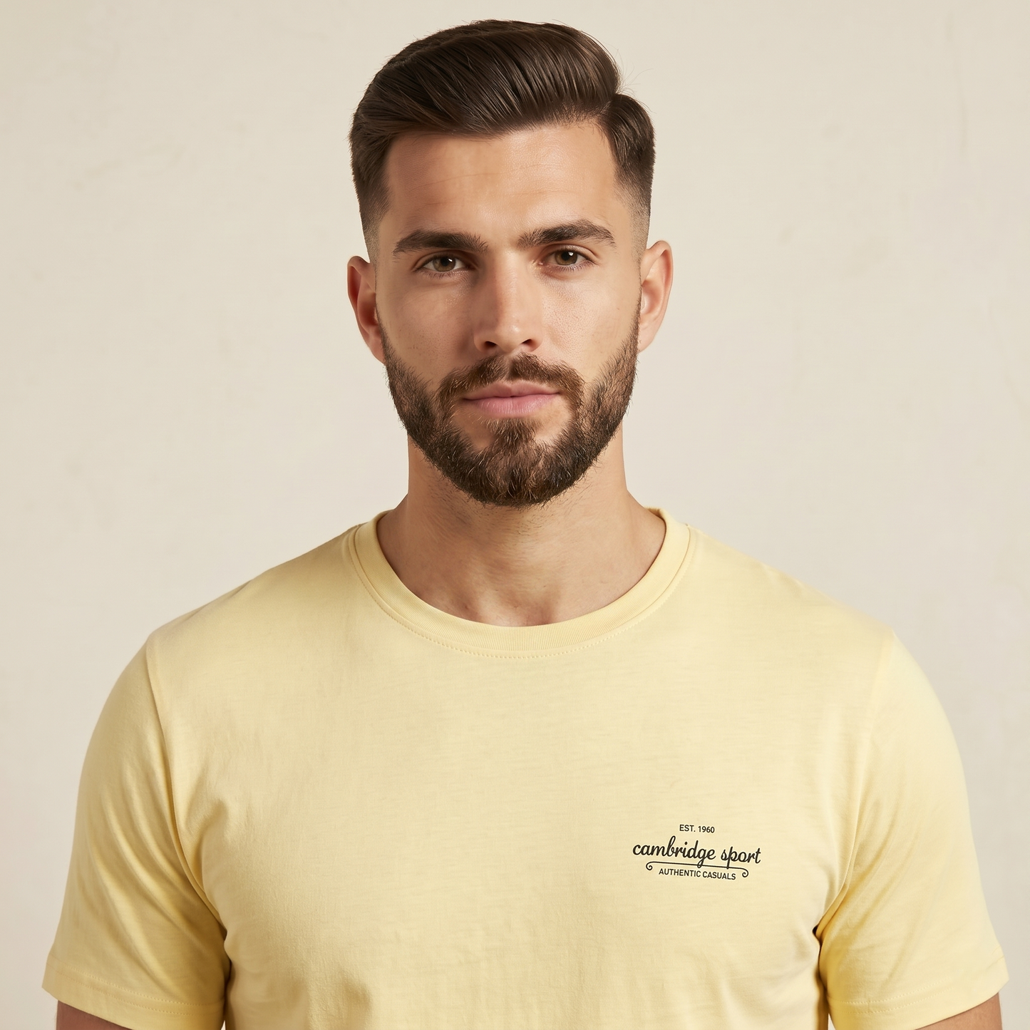 Men's Cotton Stretch Graphic Round Neck T-Shirt Combo (Pack of 2) (SUPER 2.PCS)