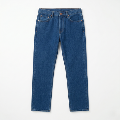 Classic Straight Fit Denim Jeans for Everyday Wear (ESSENJE80A)