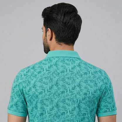 Men's Premium Patterned & Striped Pocket Polo Shirt
