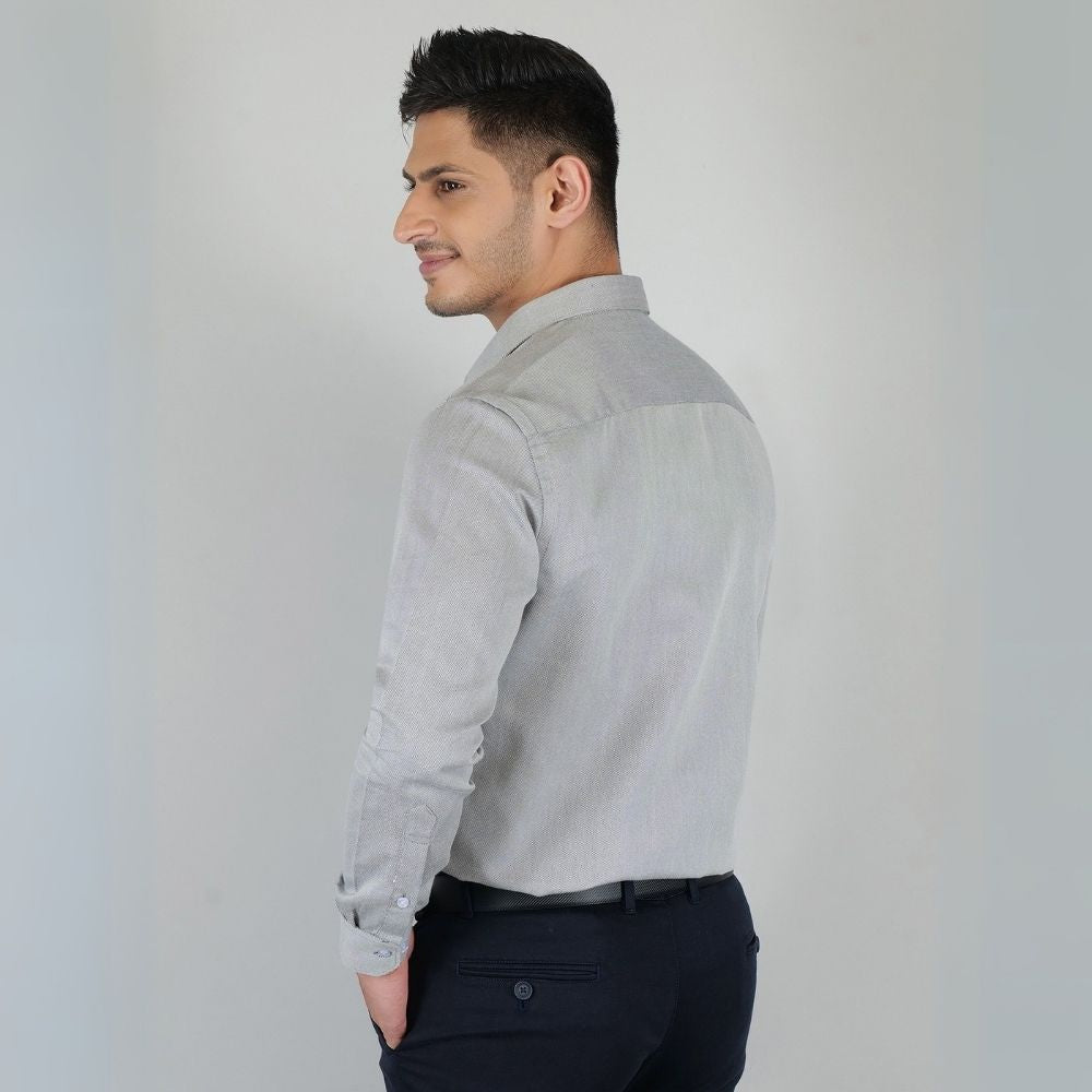 Young & Formal by Cambridge  Formal Shirt – Slim Fit, Full Sleeves | Sharp Business Shirt for Daily Professional Use | YF00007SF