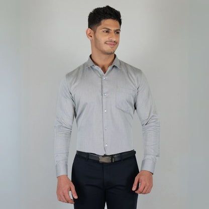 Young & Formal by Cambridge  Formal Shirt – Slim Fit, Full Sleeves | Sharp Business Shirt for Daily Professional Use | YF00007SF