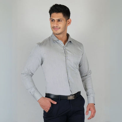 Young & Formal by Cambridge  Formal Shirt – Slim Fit, Full Sleeves | Sharp Business Shirt for Daily Professional Use | YF00007SF