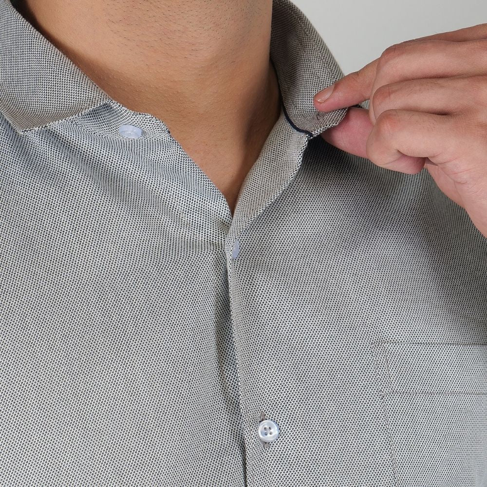Young & Formal by Cambridge  Formal Shirt – Slim Fit, Full Sleeves | Sharp Business Shirt for Daily Professional Use | YF00007SF
