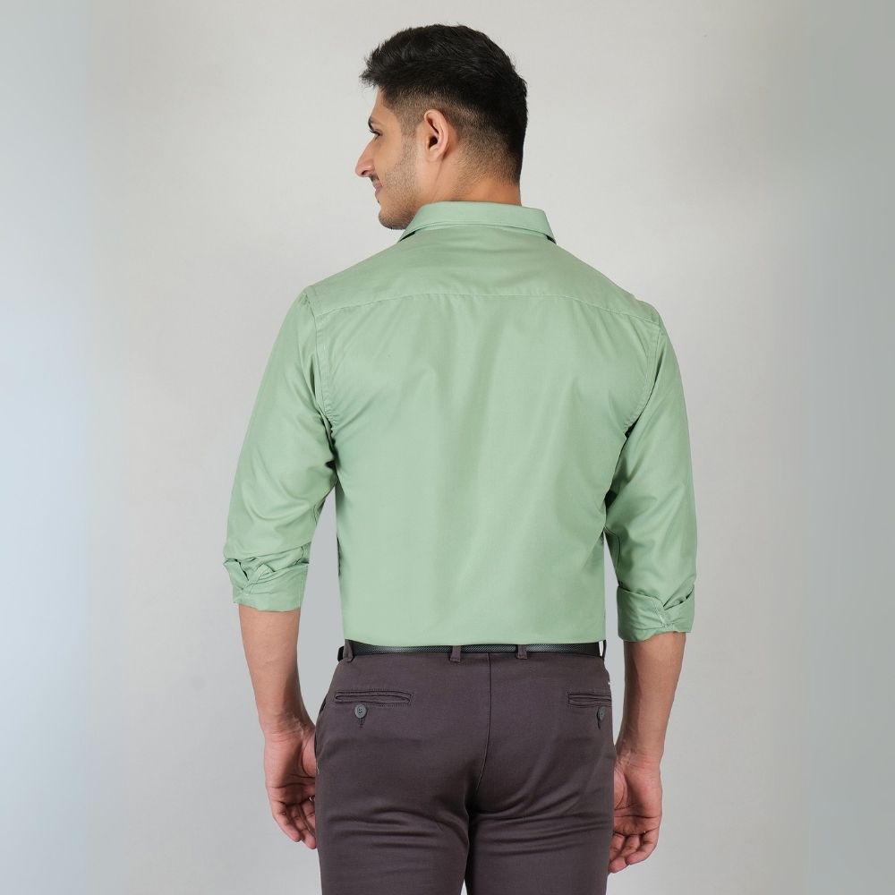 Young & Formal by Cambridge  Formal Shirt – Slim Fit, Full Sleeve | Lightweight and Comfortable for Summer Workdays | YF00008SF