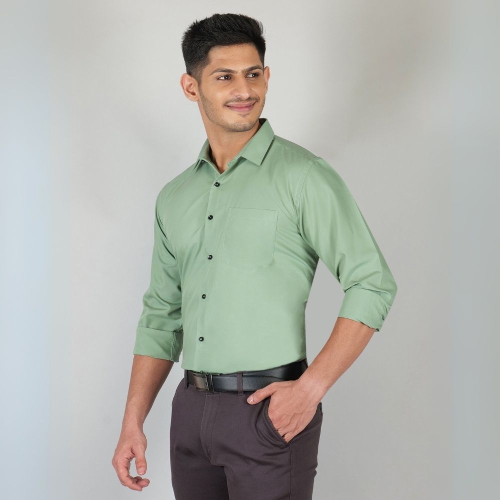 Young & Formal by Cambridge  Formal Shirt – Slim Fit, Full Sleeve | Lightweight and Comfortable for Summer Workdays | YF00008SF