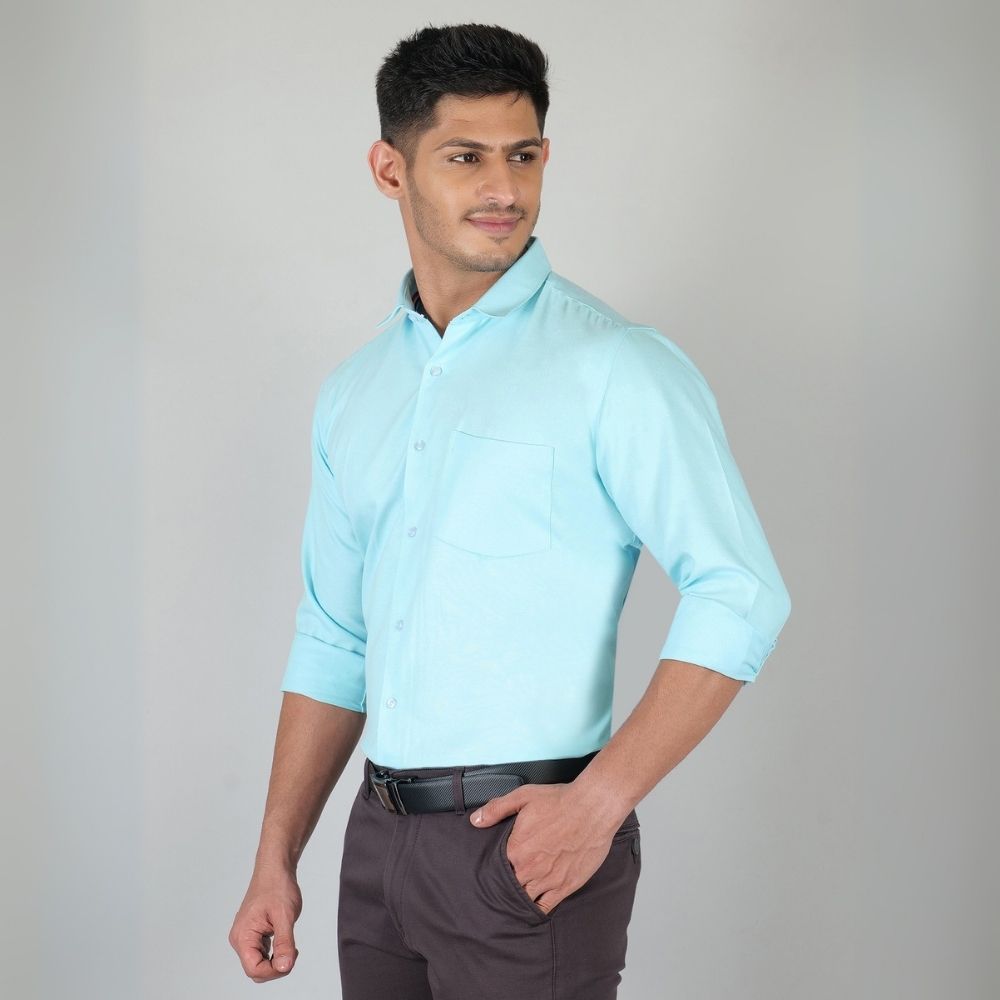 Young & Formal by Cambridge  Formal Shirt – Slim Fit, Full Sleeves | Ideal for Daily Office Wear & Client Meetings | YF00001SF