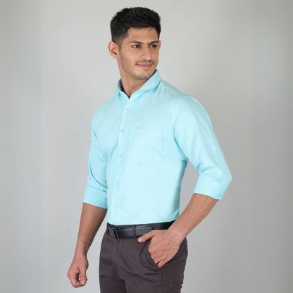 Young & Formal by Cambridge  Formal Shirt – Slim Fit, Full Sleeves | Ideal for Daily Office Wear & Client Meetings | YF00001SF
