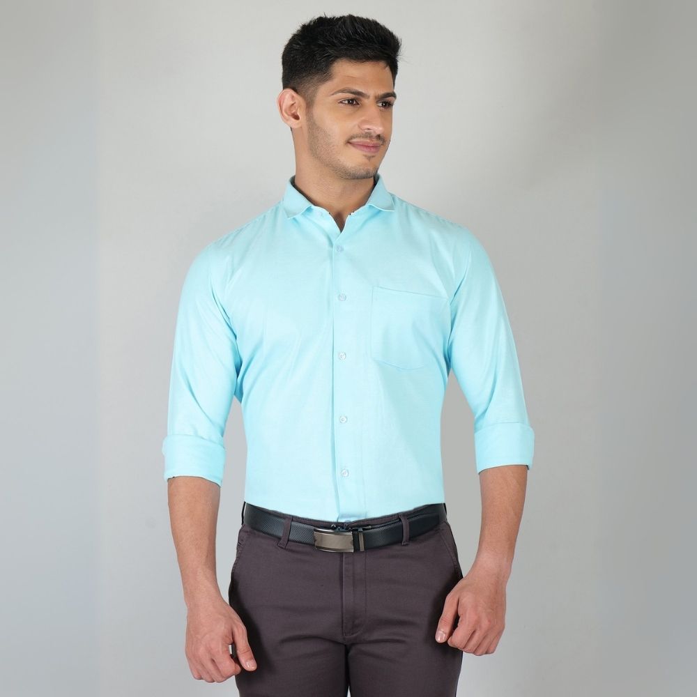 Young & Formal by Cambridge  Formal Shirt – Slim Fit, Full Sleeves | Ideal for Daily Office Wear & Client Meetings | YF00001SF