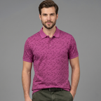Men's Premium Patterned & Striped Pocket Polo Shirt