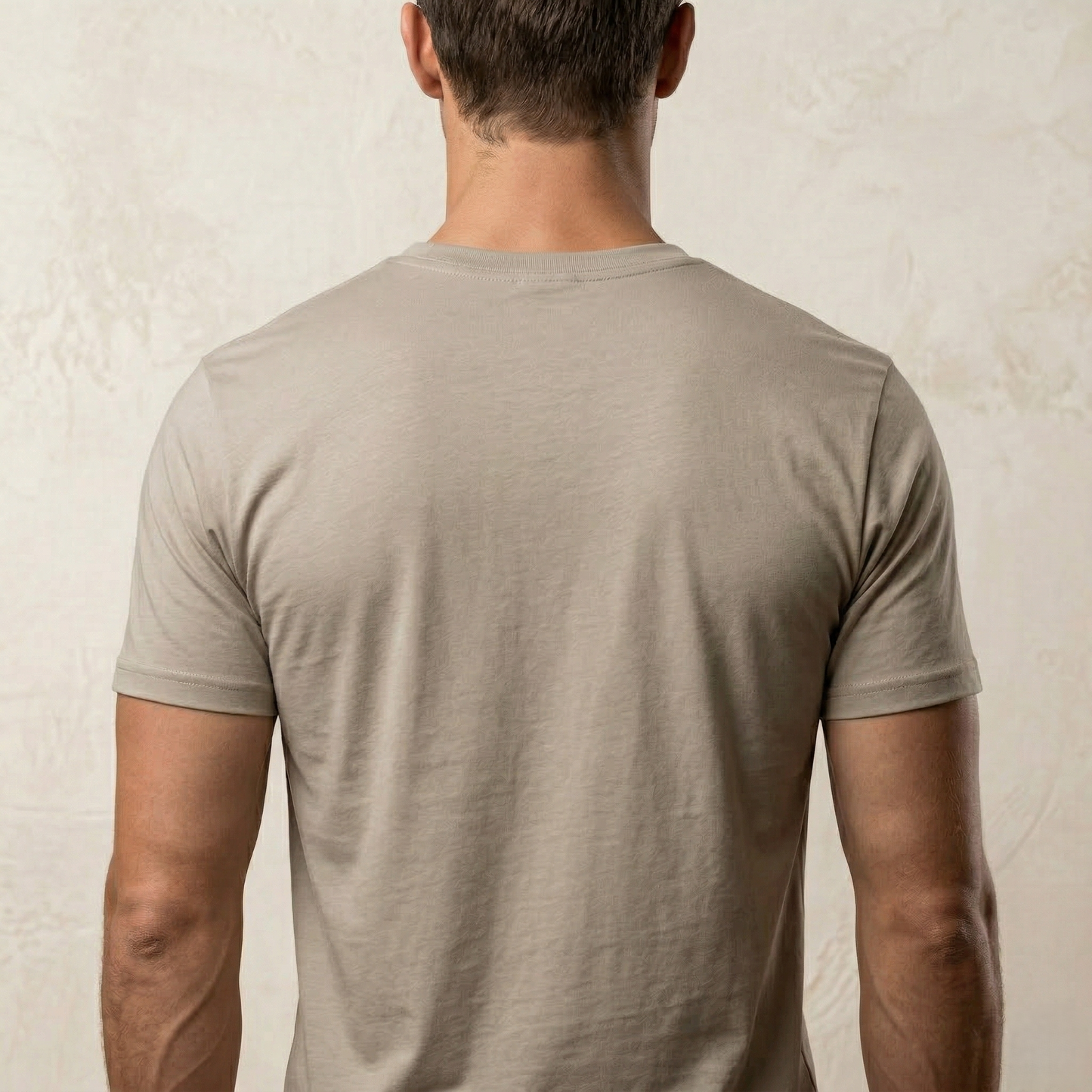 Men’s Premium Printed Cotton-Stretch T-Shirt -(TSSR G-RN)