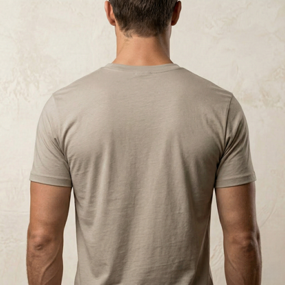 Men’s Premium Printed Cotton-Stretch T-Shirt -(TSSR G-RN)