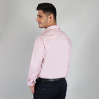 YOUNG & FORMALS by CAMBRIDGE Men's Slim Fit Solid Formal Shirt | Full Sleeves, Spread Collar | Premium Polyester Cotton Blend | Classic Business & Office Wear (YF00008SF)
