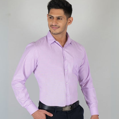 Young & Formal by Cambridge  Classic Formal Shirt – Slim Fit, Full Sleeve | Designed for Desk Days & Quick Business Meetings | YF00010SF