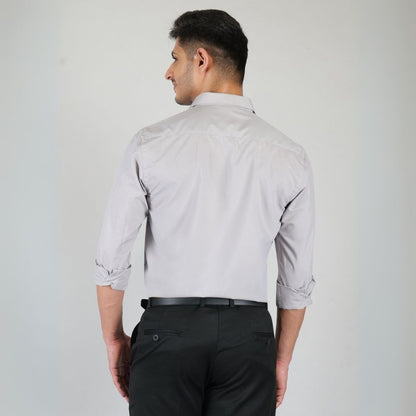 Young & Formal by Cambridge  Formal Shirt – Slim Fit, Full Sleeve | Lightweight and Comfortable for Summer Workdays | YF00008SF