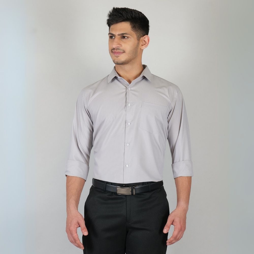 Young & Formal by Cambridge  Formal Shirt – Slim Fit, Full Sleeve | Lightweight and Comfortable for Summer Workdays | YF00008SF