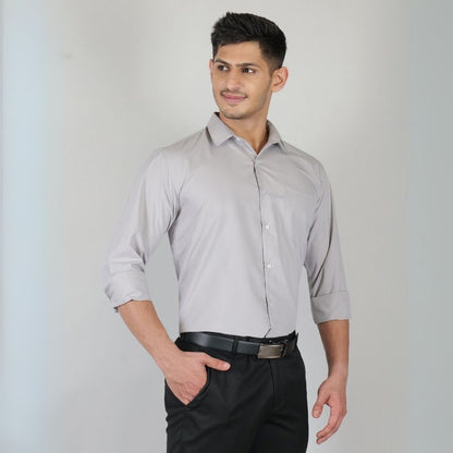 Young & Formal by Cambridge  Formal Shirt – Slim Fit, Full Sleeve | Lightweight and Comfortable for Summer Workdays | YF00008SF
