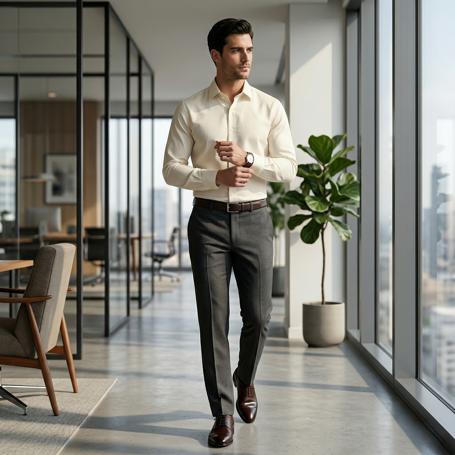 Cambridge Cotton - Formal Shirts_Full Sleeves (ESSEN20)
