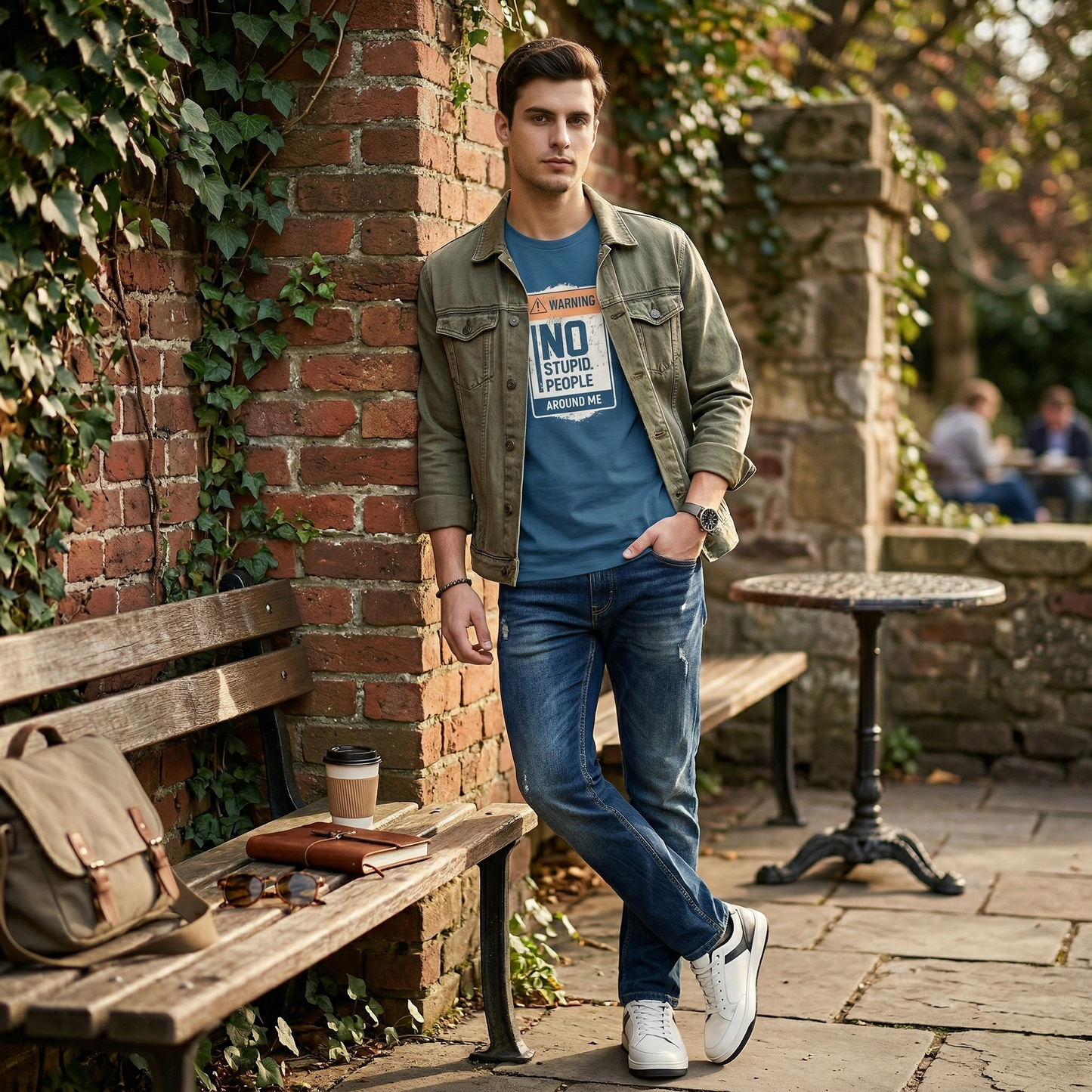Men’s Premium Printed Cotton-Stretch T-Shirt -(TSSR F-RN)