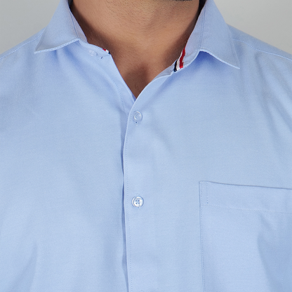 YOUNG & FORMAL by CAMBRIDGE Men's Slim Fit Formal Shirt | Full Sleeves | Stylish & Elegant Office Wear | Perfect for Business Meetings & Events (YF00001SF)