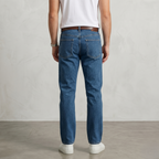 Classic Straight Fit Denim Jeans for Everyday Wear (ESSENJE80A)