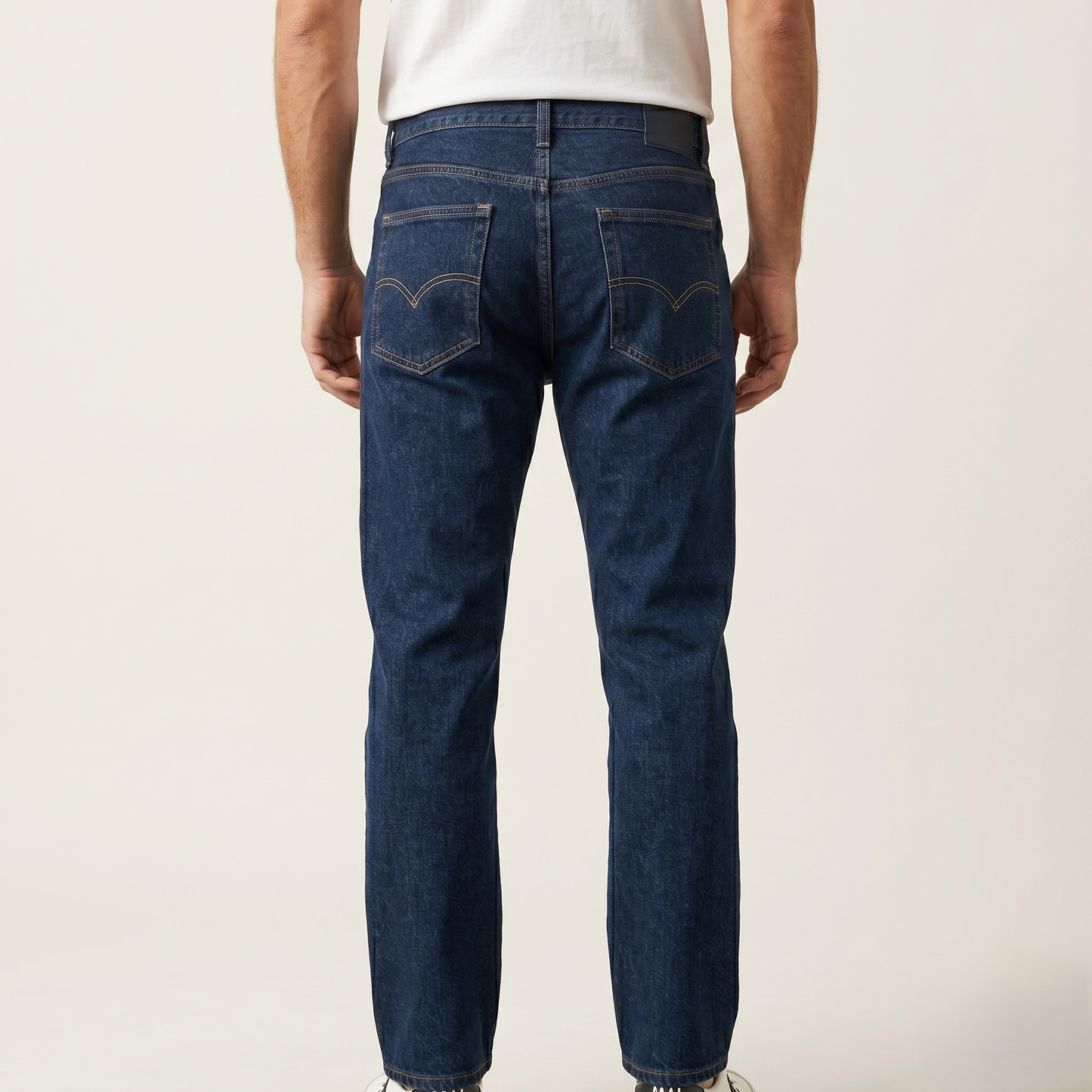 Classic Straight Fit Denim Jeans for Everyday Wear (ESSENJE80A)