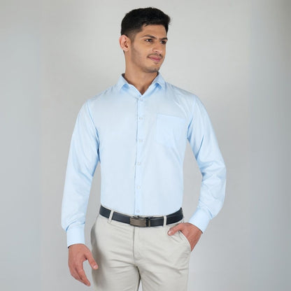 Young & Formal by Cambridge  Formal Shirt – Slim Fit, Full Sleeve | Lightweight and Comfortable for Summer Workdays | YF00008SF