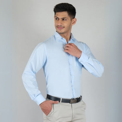 Young & Formal by Cambridge  Formal Shirt – Slim Fit, Full Sleeve | Lightweight and Comfortable for Summer Workdays | YF00008SF