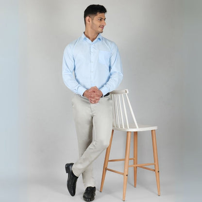 Young & Formal by Cambridge  Formal Shirt – Slim Fit, Full Sleeve | Lightweight and Comfortable for Summer Workdays | YF00008SF