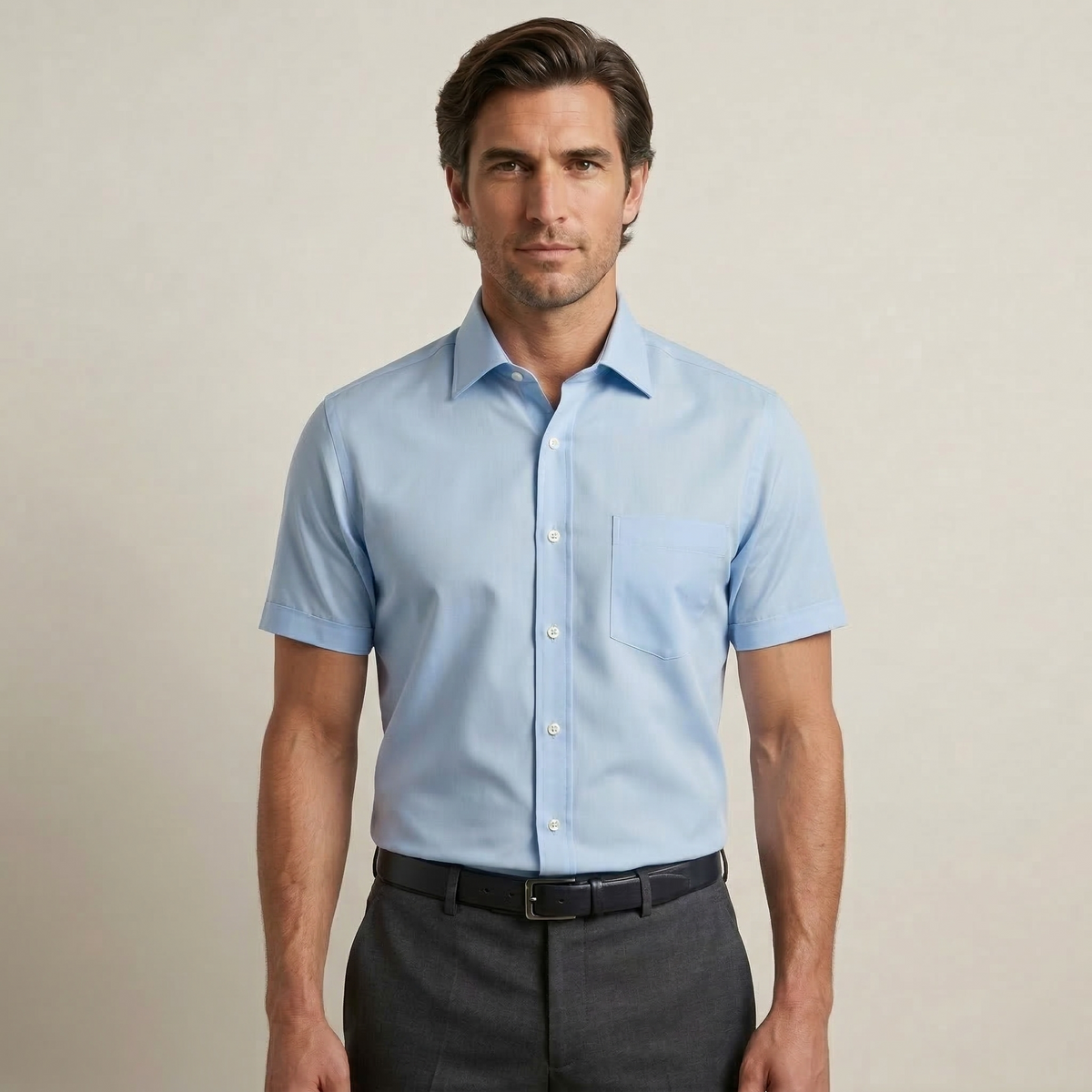 Cambridge Cotton - Formal Shirts_Half Sleeves (ESSEN20H)