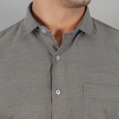 YOUNG & FORMAL by CAMBRIDGE Men's Slim Fit Formal Shirt | Full Sleeves | Stylish & Elegant Office Wear | Perfect for Business Meetings & Events (YF00001SF)