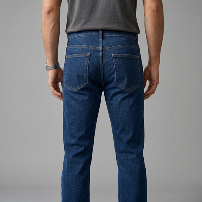Classic Straight Fit Denim Jeans for Everyday Wear (ESSENJE80A)