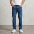 Classic Straight Fit Denim Jeans for Everyday Wear (ESSENJE80A)