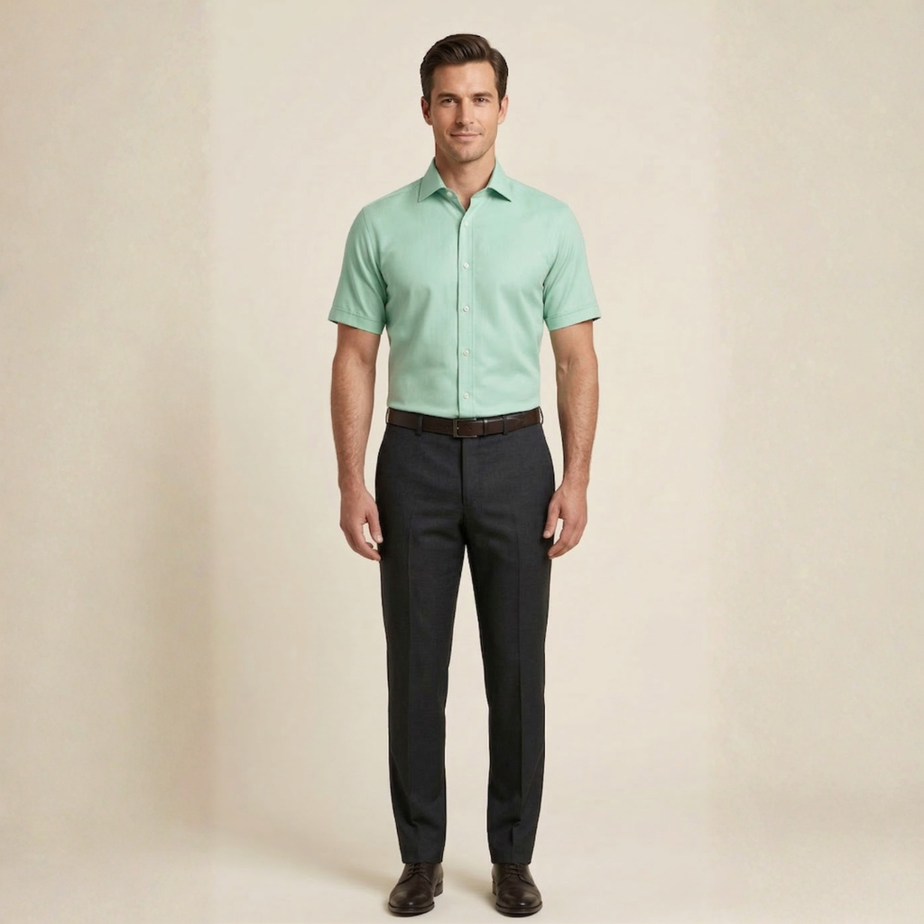 Cambridge Cotton - Formal Shirts_Half Sleeves (ESSEN20H)